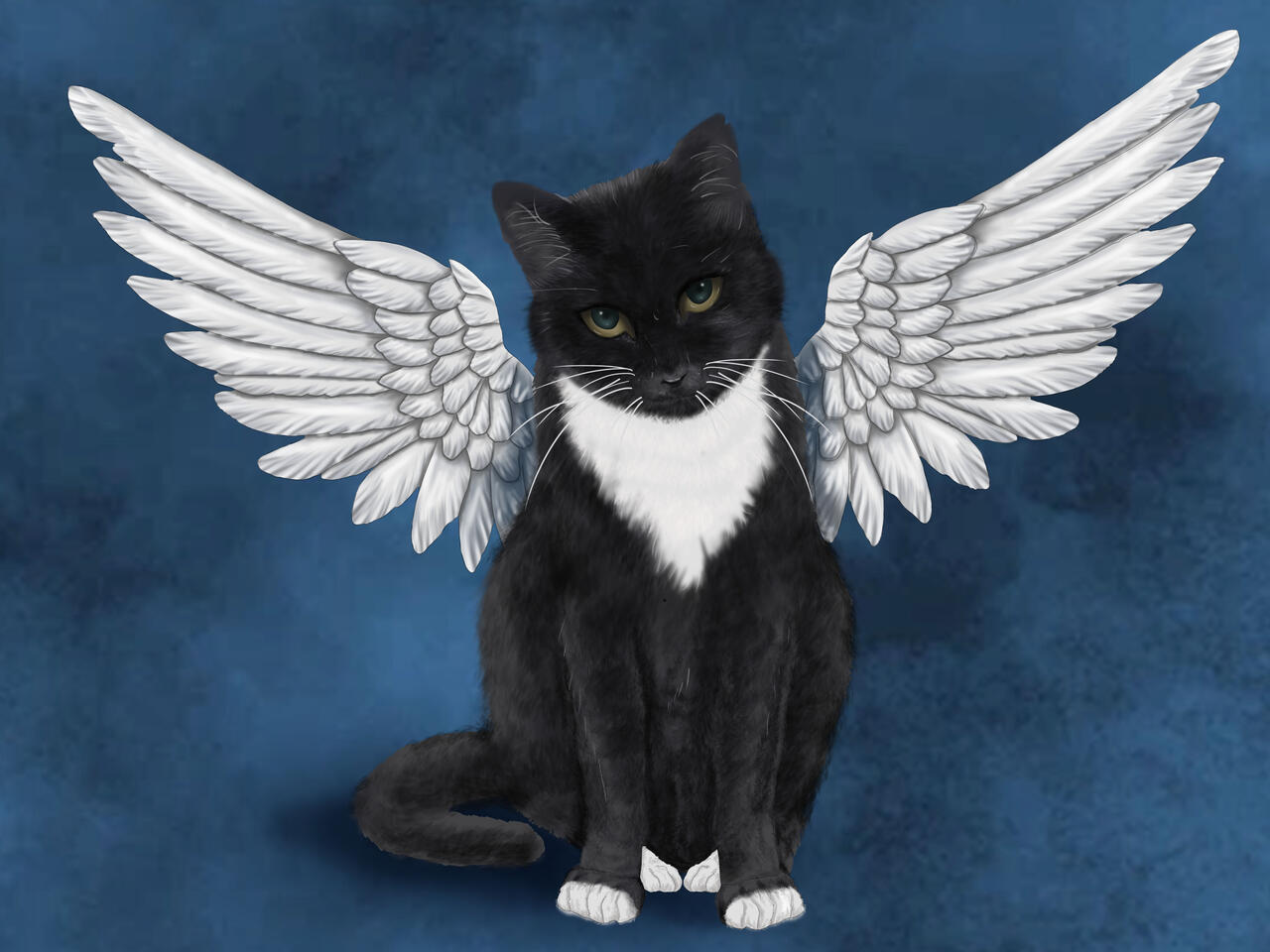 Martin with his angle wings